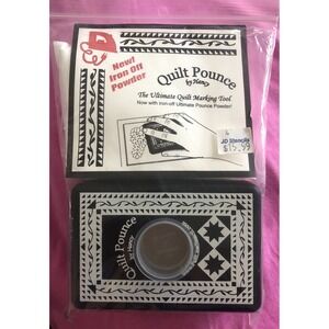 Hancy Quilt Pounce Quilt Marking Tool w/ Iron-off Ultimate Pounce Powder